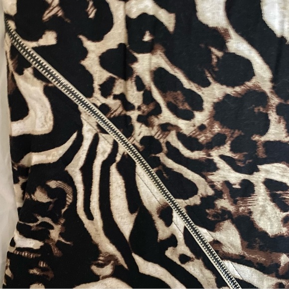 JOSEPH RIBKOFF Stretch Zip Around Animal Print Sheath Dress Size 8 Classy Sleek - Picture 5 of 7